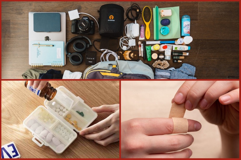 Personal belongings and medicines to travel in Vietnam